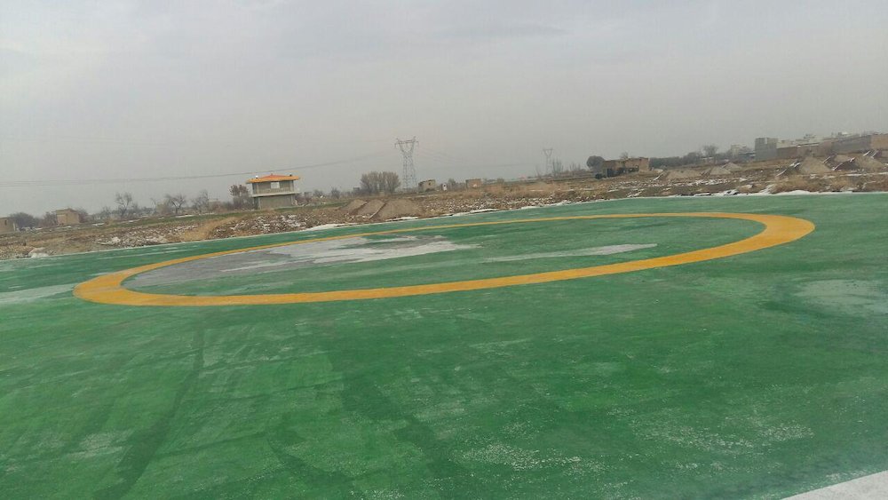 پد هلیکوپتر شمالغرب تبریز بهره‌برداری می‌شود