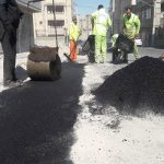 توزیع ۶۰ تن آسفالت برای لکه گیری معابر شهرداری منطقه دو تبریز