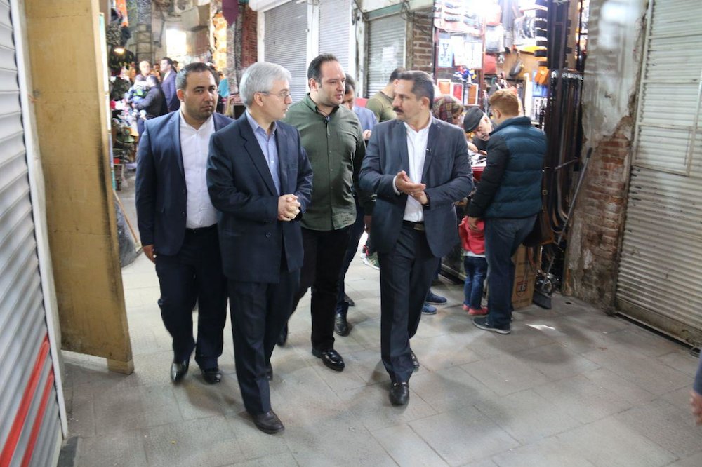 مهندس شهین‌باهر از بازار تاریخی تبریز بازدید کرد