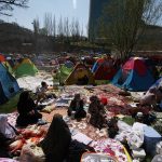 تکاپوی تبریزیها برای جشن روز طبیعت در بوستان ائلگلی تبریز