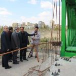 عملیات نصب پل بهاران در مراحل آخر اجرائی