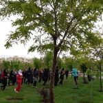برگزاری ورزش صبحگاهی در بوستان های شهرداری منطقه ۷ تبریز