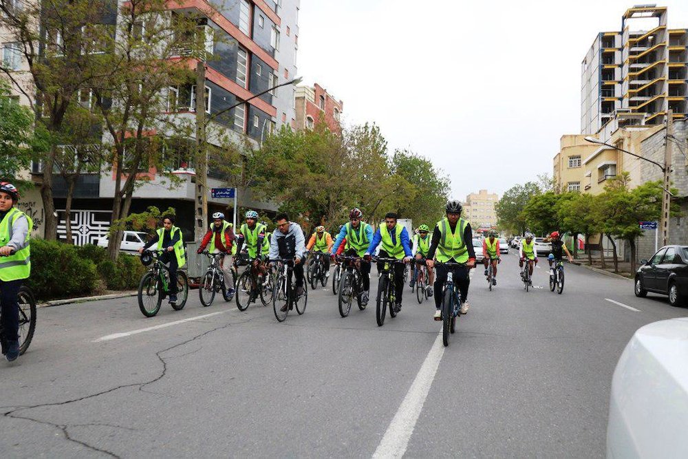 برگزاری مسابقه دوچرخه سواری در شهرداری منطقه 5