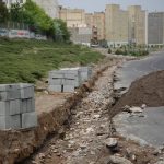 اصلاح جداول بلوار تشییع و اصلاح هندسی سه راهی بهارستان شهرک اندیشه