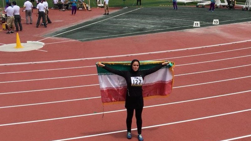 نخستین مدال دو و میدانی قهرمانی آسیا برای دختران ایرانی