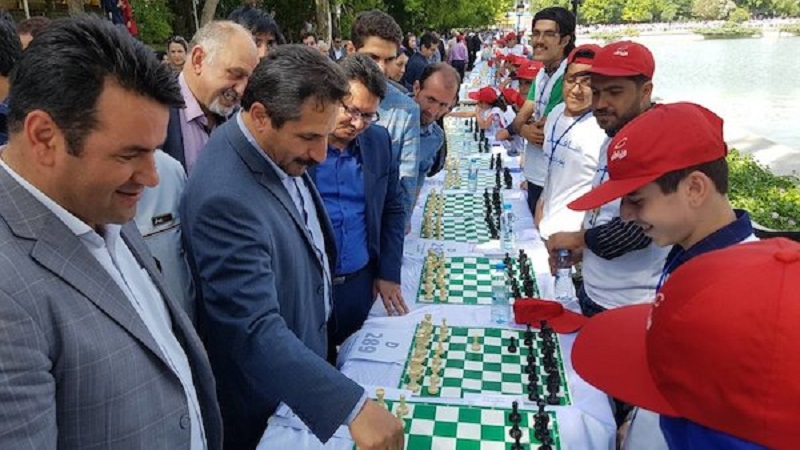 برگزاری بزرگترین مسابقه شطرنج سیمولتانه ایران در تبریز به همت سازمان ورزش شهرداری تبریز