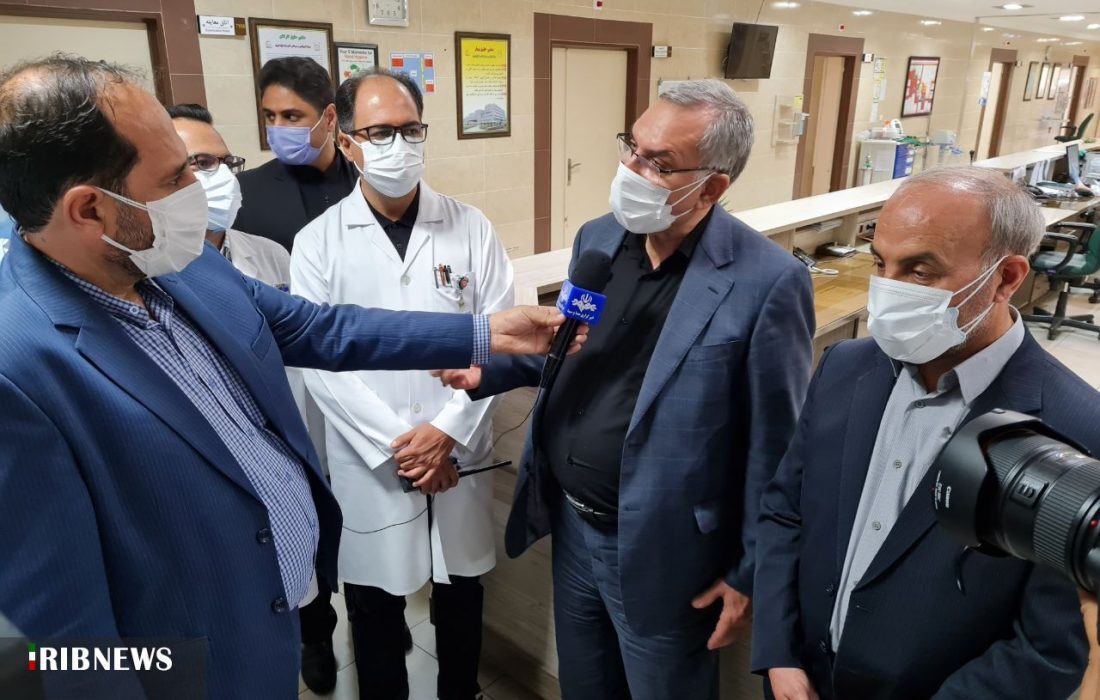 بازدید وزیر بهداشت از بیمارستان امام رضای تبریز