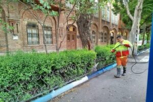 اجرای شبانه روزی طرح نگهداشت شهری در منطقه تاریخی فرهنگی تبریز