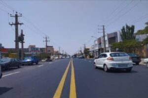 اجرای عملیات خط کشی محوری جاده مایان انجام شد