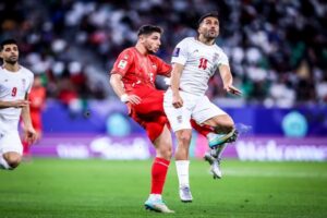 قدوس بهترین بازیکن دیدار ایران – فلسطین شد