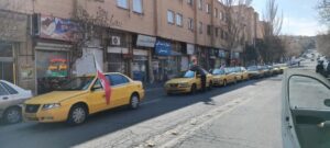 رژه خودرویی تاکسی های تبریز