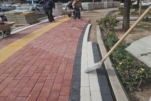 ساماندهی بوستان هاشمیه، با نوسازی جداول و سنگفرش این پارک