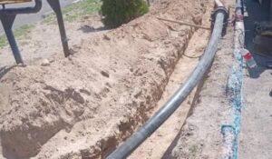 اجرای ۱۷۰۰ متر شبکه آب خام در فاز ۲ اندیشه