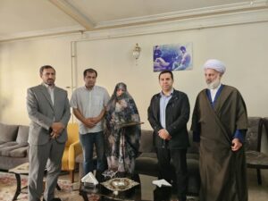 دیدار شهردار منطقه ۳ با خانواده شهید جاویدالاثر ابراهیم غفاری راشد