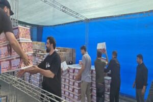 استقرار اکیپ‌های مجرب آتش‌نشانی شهرداری تبریز در موکب جنت‌الحسین(ع)